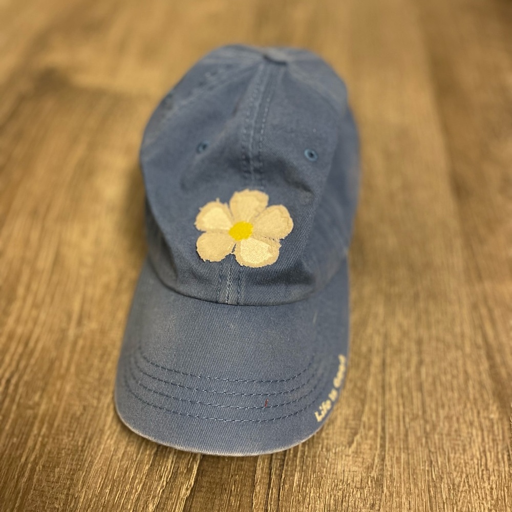 Life Is Good Flower Hat